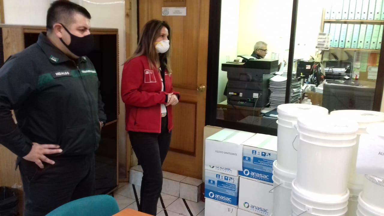 Gendarmería continúa entrega de insumos sanitarios para evitar contagios en funcionarios y población penal de Coquimbo